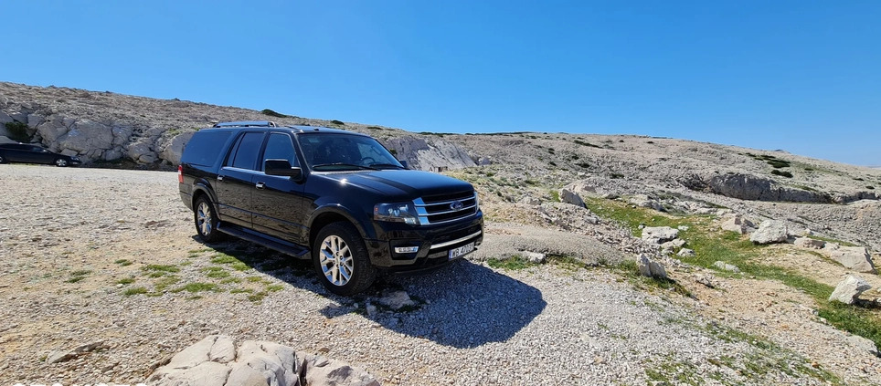 Ford Expedition cena 128900 przebieg: 186000, rok produkcji 2017 z Warszawa małe 667